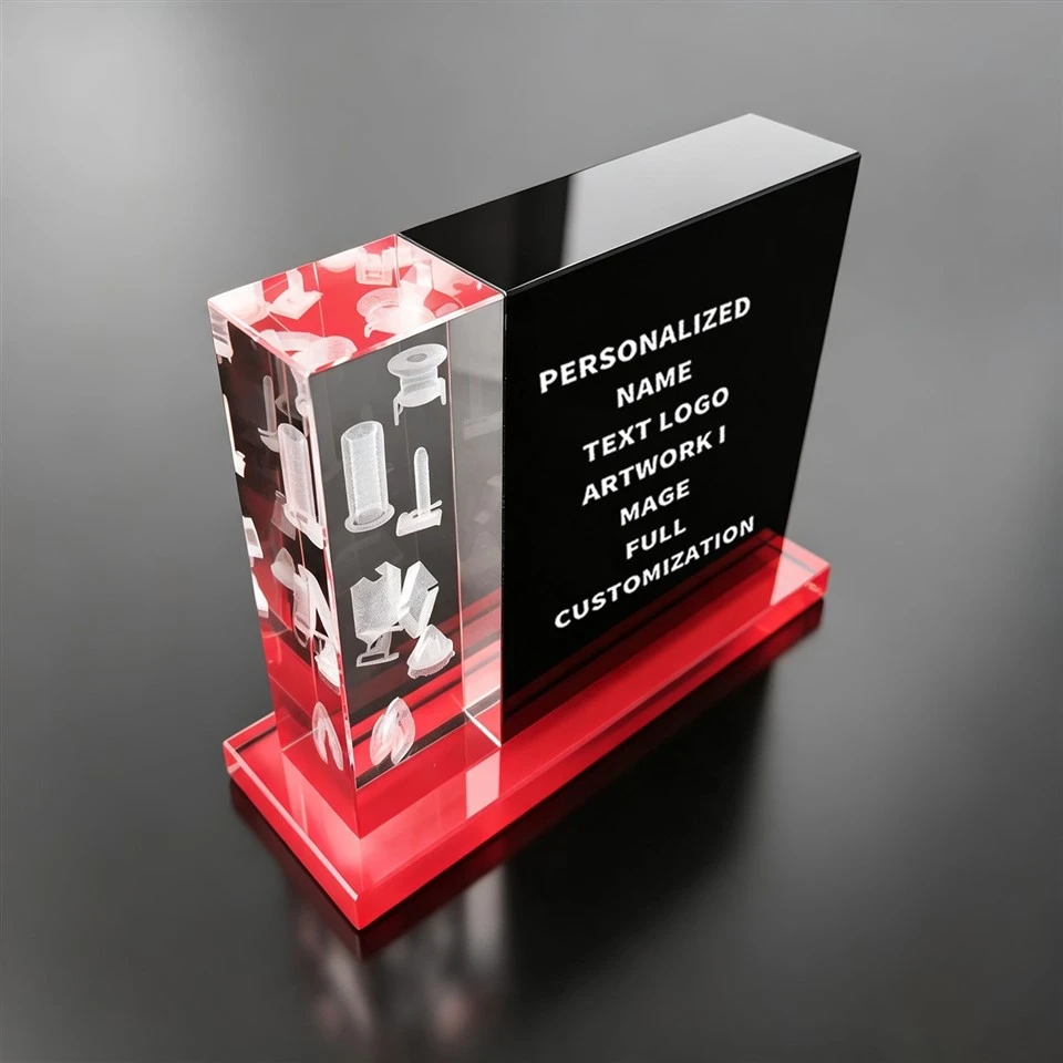 Color Splice Vertical Engraved Trophy factory