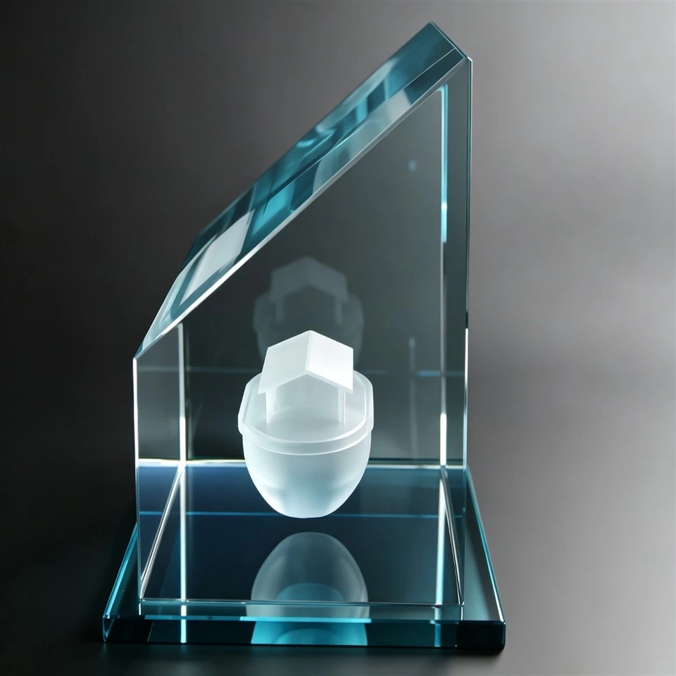 Personalized 3D Laser Etched Crystal Ornament best